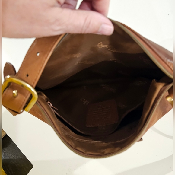 Fossil Brown Leather Shoulder Bag - Picture 4 of 7